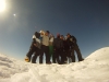 Stag doo skiing in Zakopane, Poland