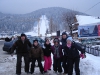 The Nash party at the World Cup Ski Jump in Zakopane, Poland