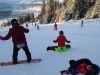 A few of the kids getting excited on Christmas Eve whilst snowboarding and waiting for Santa in Zakopane!
