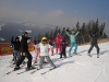 One of ski instructors Dan entertaining the kids