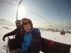 Jordan and Connor enjoying a sunny day on the slopes in Zakopane with White Side Holidays Poland