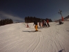 White Side Holidays Poland ski instructor Dan taking a beginner ski lesson at Czarna Gora ski area
