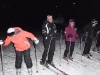 The girls enjoying a spot of night skiing during their weekend away in Zakopane with White Side Holidays Poland