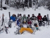 Monika looking after our guests on a very snowy day at Kasprowy Wierch in Zakopane