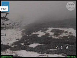 First snow of winter 2011/12 in the Tatra Mountains, Zakopane