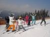 Dan Instructing a group of skiers with White Side Holidays Poland in Zakopane during February half term 2011