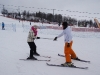 Dawid Instructing a beginner skier with White Side Holidays Poland in Zakopane during a girls ski break