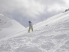 Monika snowboarding at Kasprowy Wierch, Zakopane, Poland