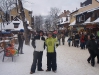 Justin and Paul in Zakopane town centre, The Krupowki